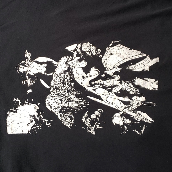 Justice League Dark T-shirt Black with White Image - Picture 2 of 2